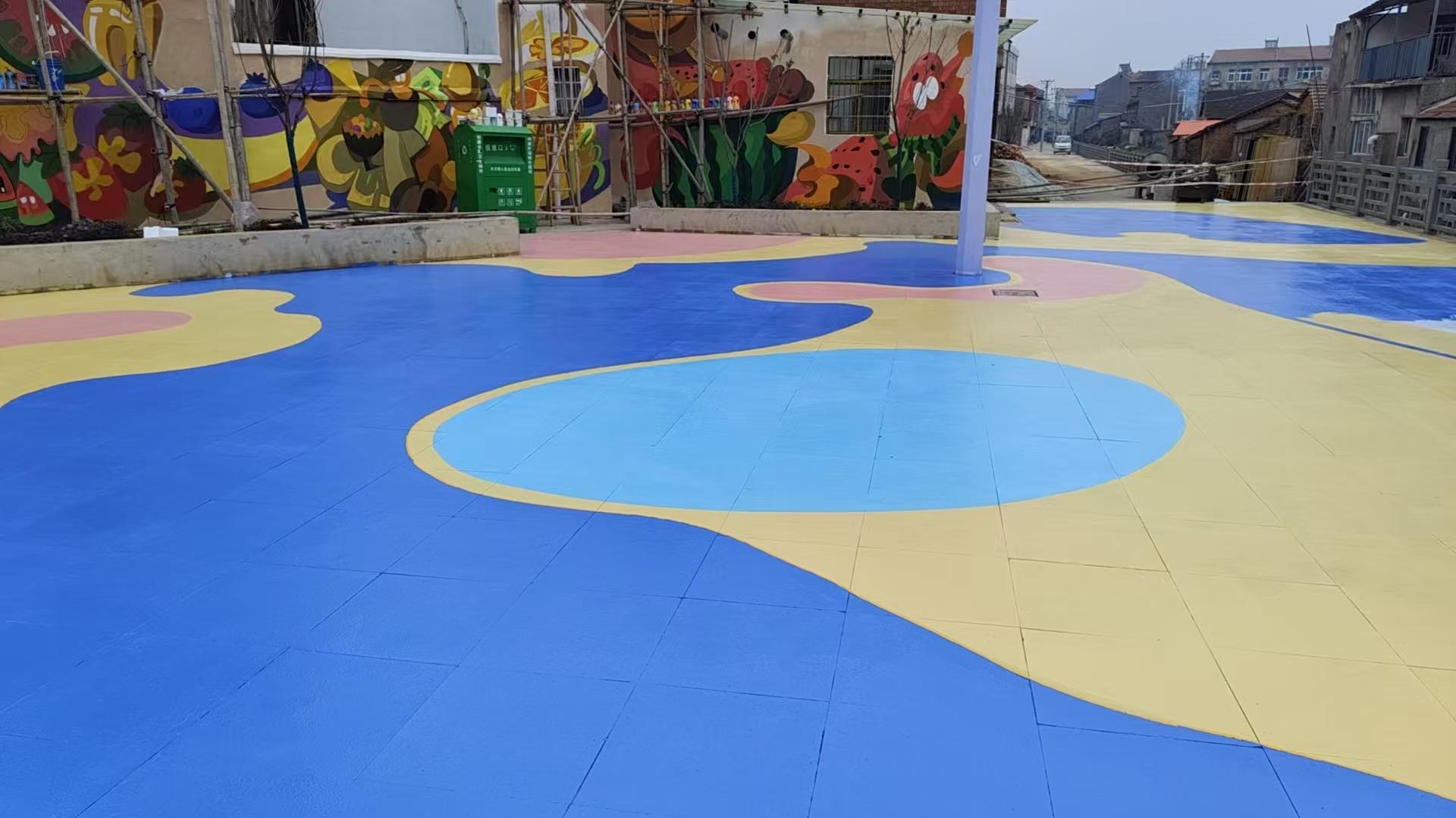 土地堂广场高性能手工彩绘耐候耐磨户外地坪漆 1.jpg